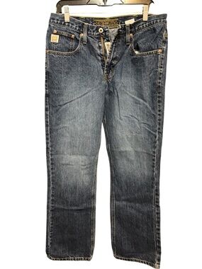 Classic Men's Blue Denim Jeans - Cinch Western Wear size 32x32